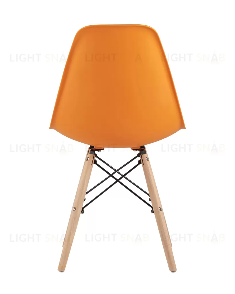 Стул Eames Style DSW оранжевый x4 УТ000003482