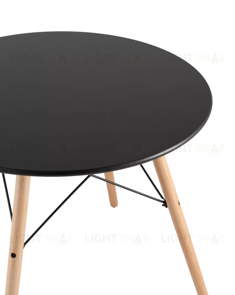 Стол Eames DSW D80 черный УТ000001475