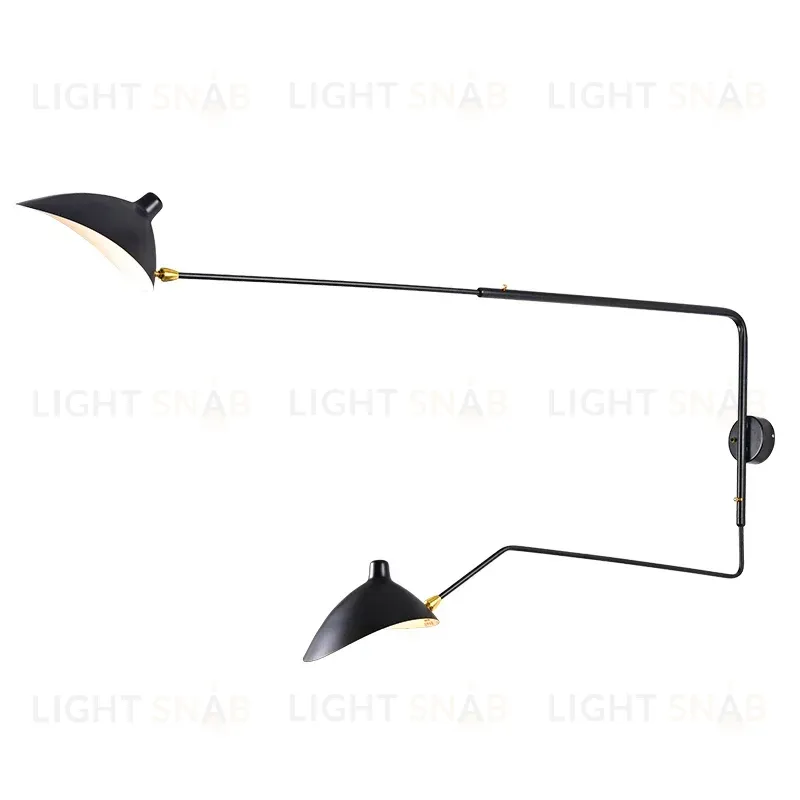 Настенный светильник (Бра) TWO ARMS BLACK TH5064