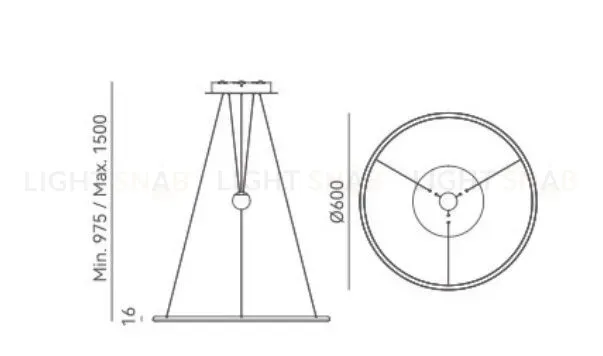Подвесной светильник LYRIC PD1020229