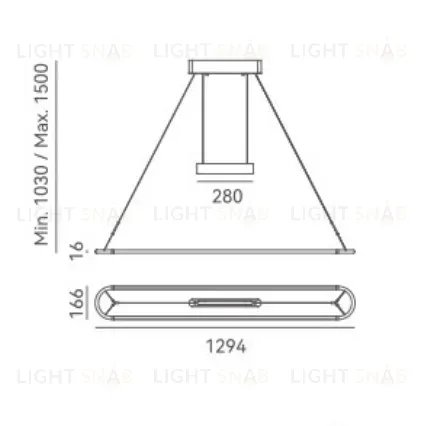 Подвесной светильник LYRIC LONG PD1020231