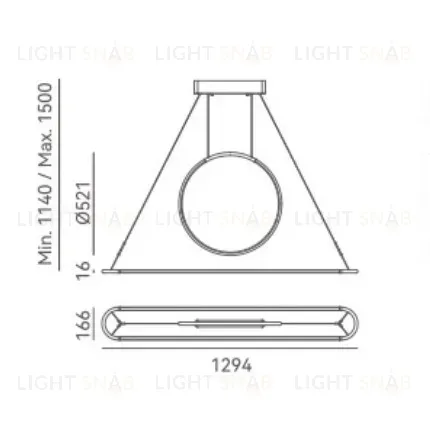 Подвесной светильник LYRIC LONG PD1020231