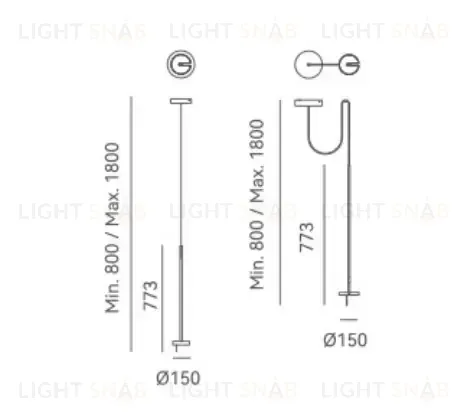 Подвесной светильник INVISIBLE PD121122