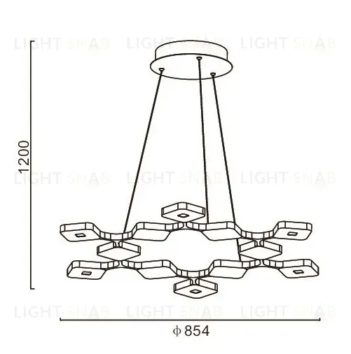 Люстра FAVO KD1432