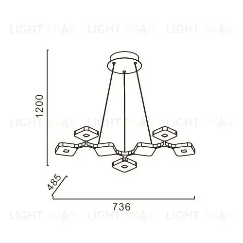 Люстра FAVO KD1432