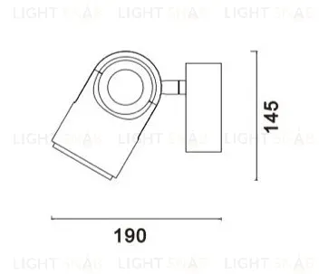 Настенный светильник (Бра) VITE W11137