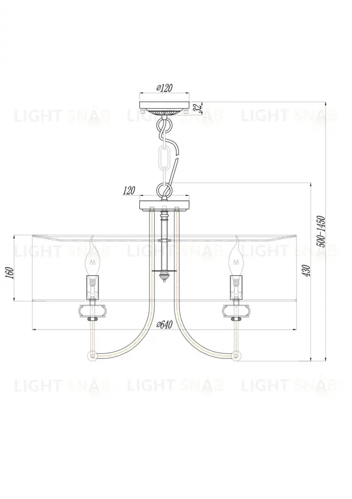 Подвесной светильник REMANT ARM006PL-08G