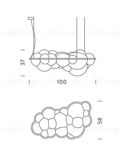 Подвесной светильник NUVOLA MINOR by NEMO lighting OPD1216