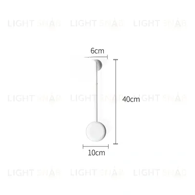 Дизайнерский настенный светильник (Бра) PIN W683