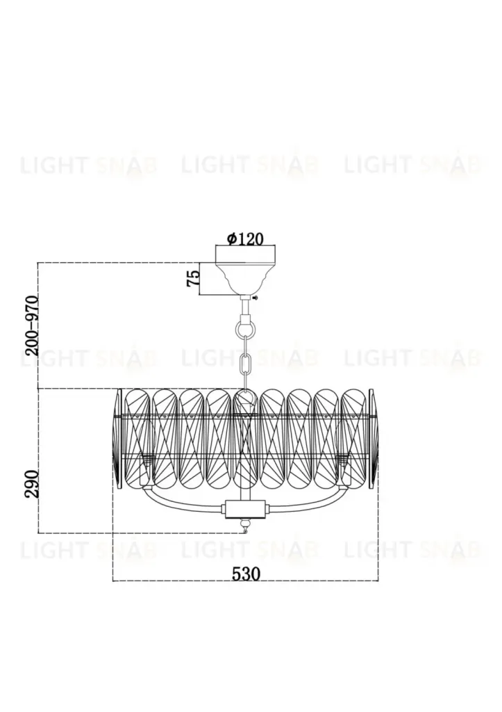 Подвесной светильник SUTER MOD122PL-06BS