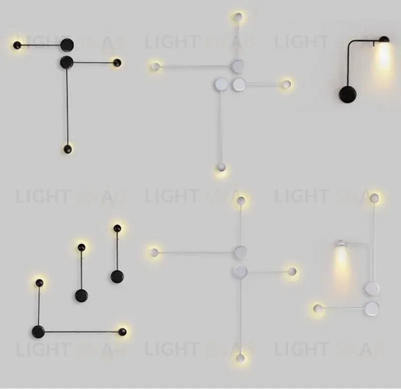 Дизайнерский настенный светильник (Бра) PIN W683