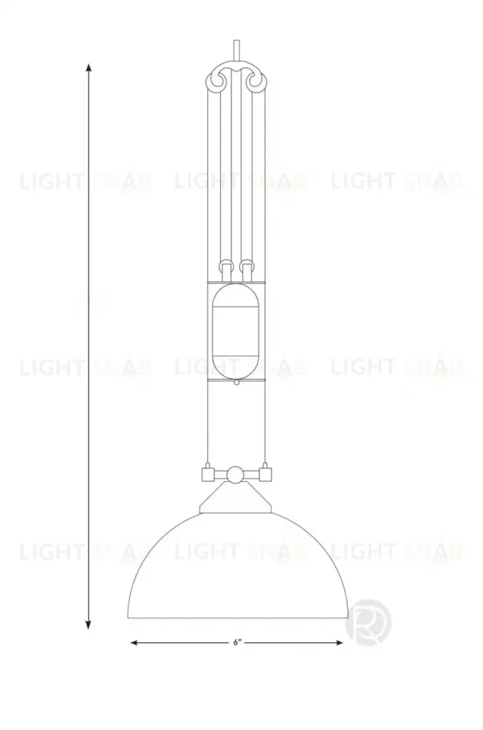 Подвесной светильник PORTO SINGLE Lighting OPD1943