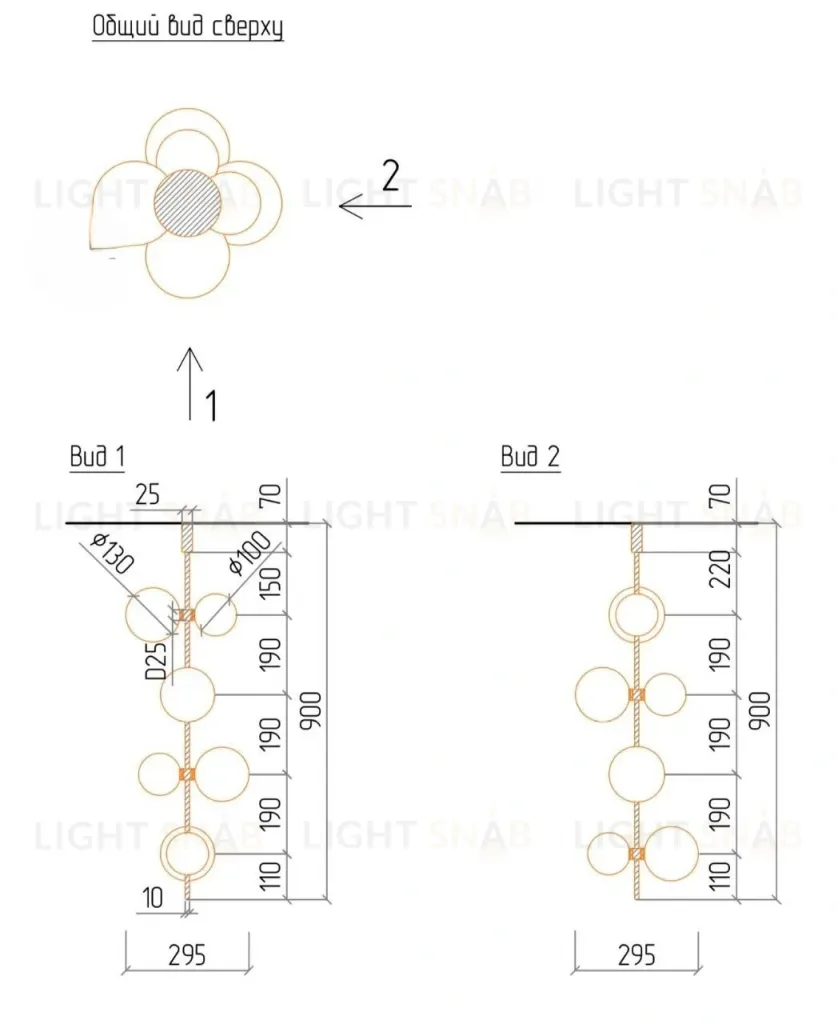 Люстра WALTO L9228