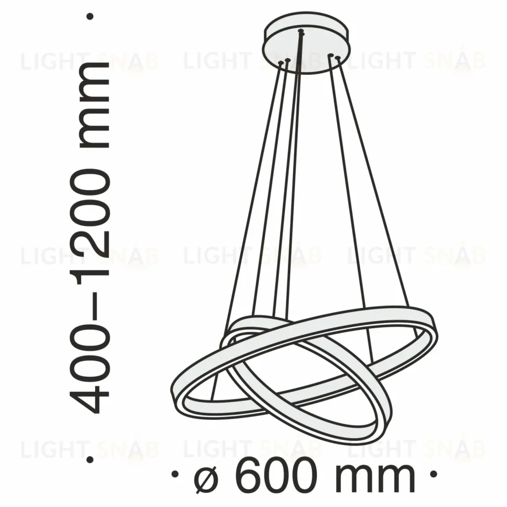 Подвесной светильник RIMET MOD058PL-L55BS4K