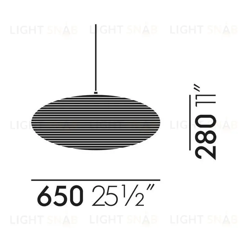 Подвесной светильник AKARI OVAL by Vitra OPD5259