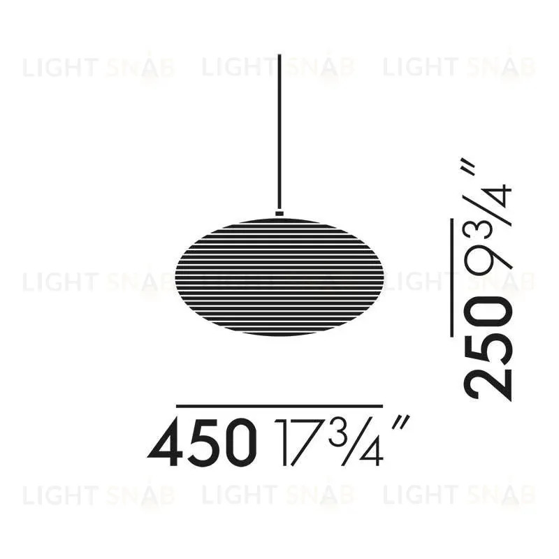 Подвесной светильник AKARI OVAL by Vitra OPD5259