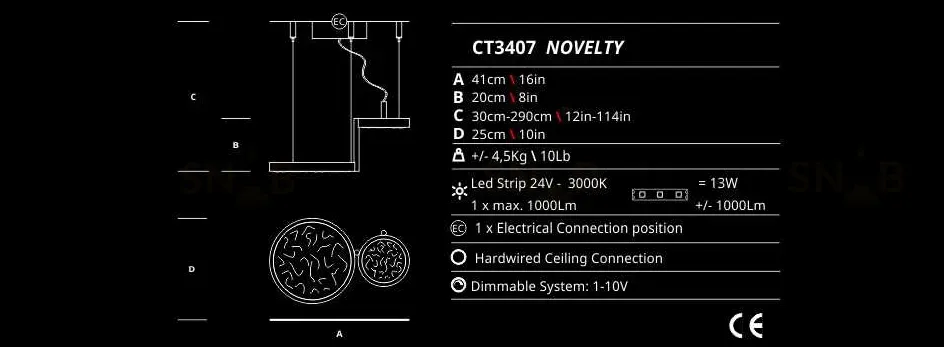 Люстра LUNA by SERIP OL5173