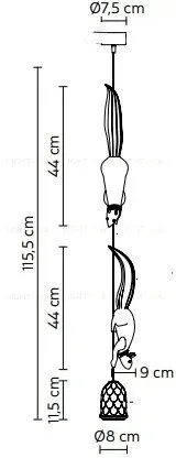 Подвесной светильник SHERWOOD E ROBIN by KARMAN OPD5126