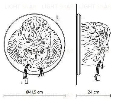 Настенный светильник (Бра) UGO RILLA by KARMAN OW5116