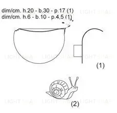 Настенный светильник (Бра) VA.LENTINA by KARMAN OW5127