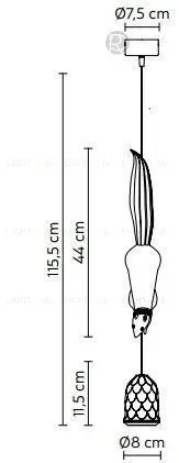 Подвесной светильник SHERWOOD E ROBIN by KARMAN OPD5126