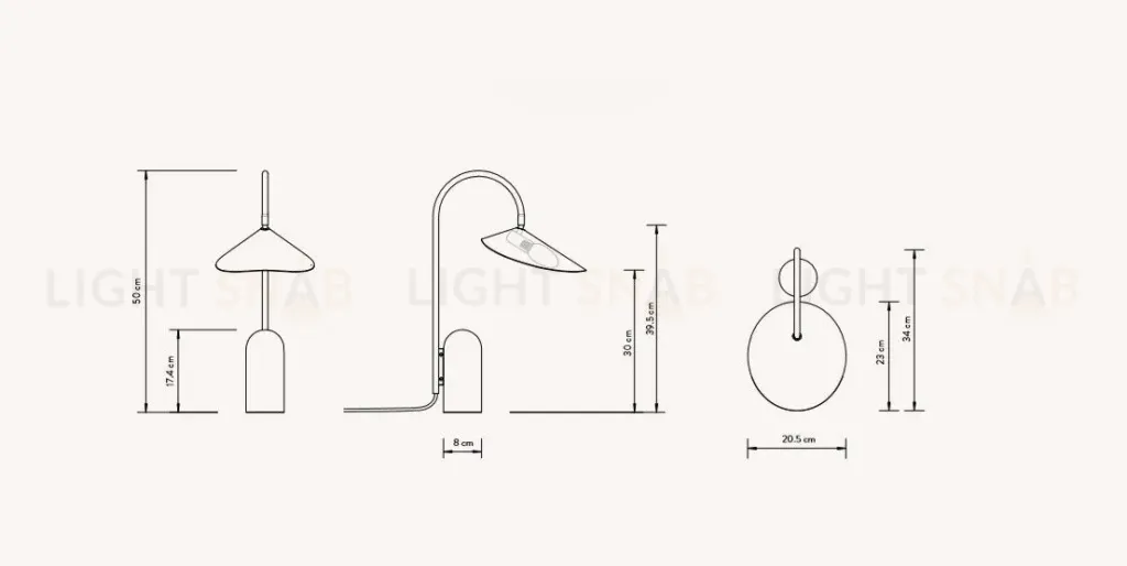 Настольная лампа TOLE N1754