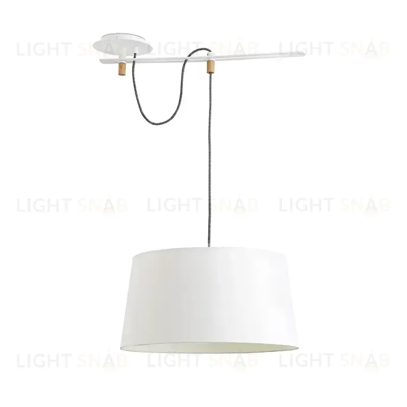 Подвесной светильник Faro Fusta white+wood 28394 28394