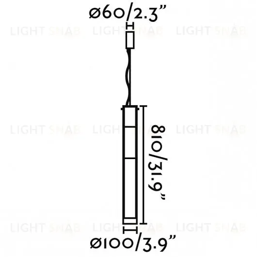 Подвесной светильник Faro Etna wood DV00037 DV00037