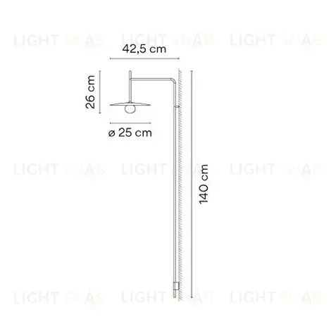 Настенный светильник (Бра) VIBIAN W1060