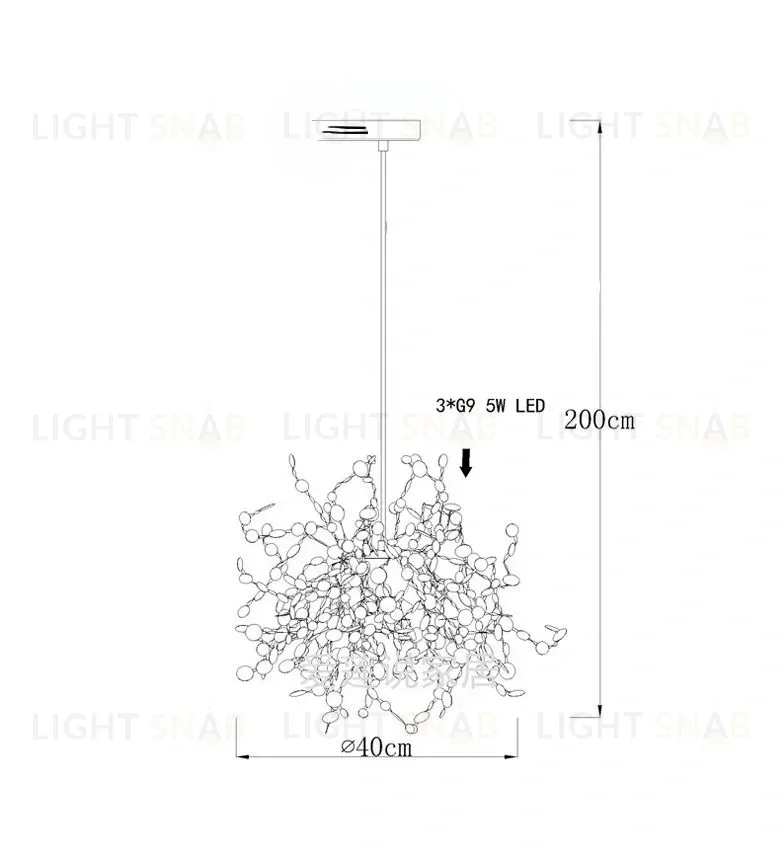 Дизайнерская люстра KANAS L2149