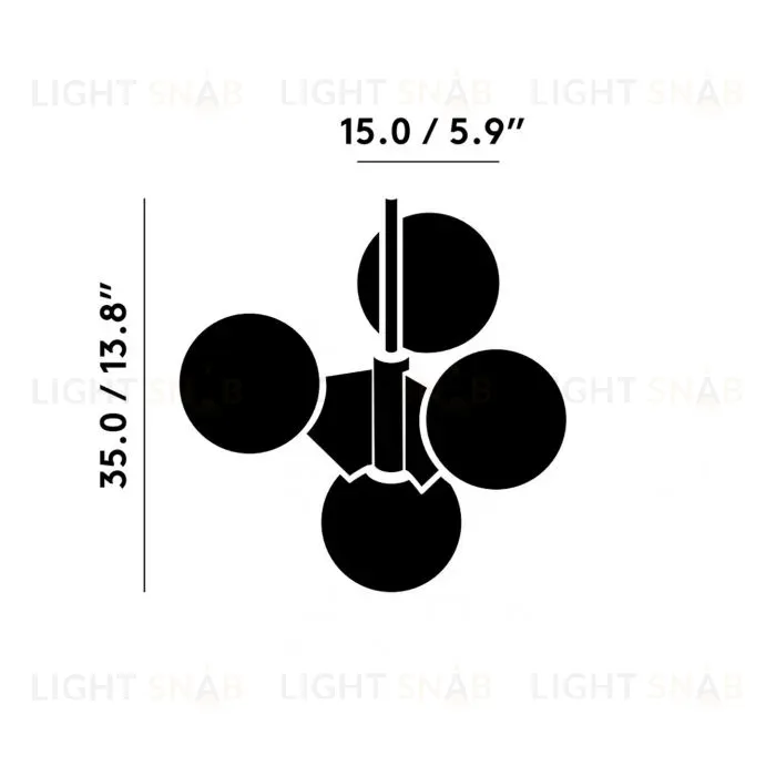 Люстра PLANE by Tom Dixon OL5192