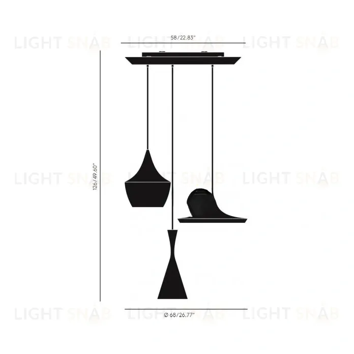 Подвесной светильник BEAT by Tom Dixon OPD5241