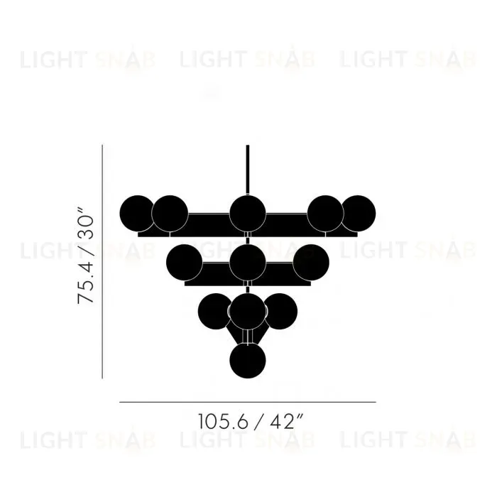 Люстра PLANE by Tom Dixon OL5192