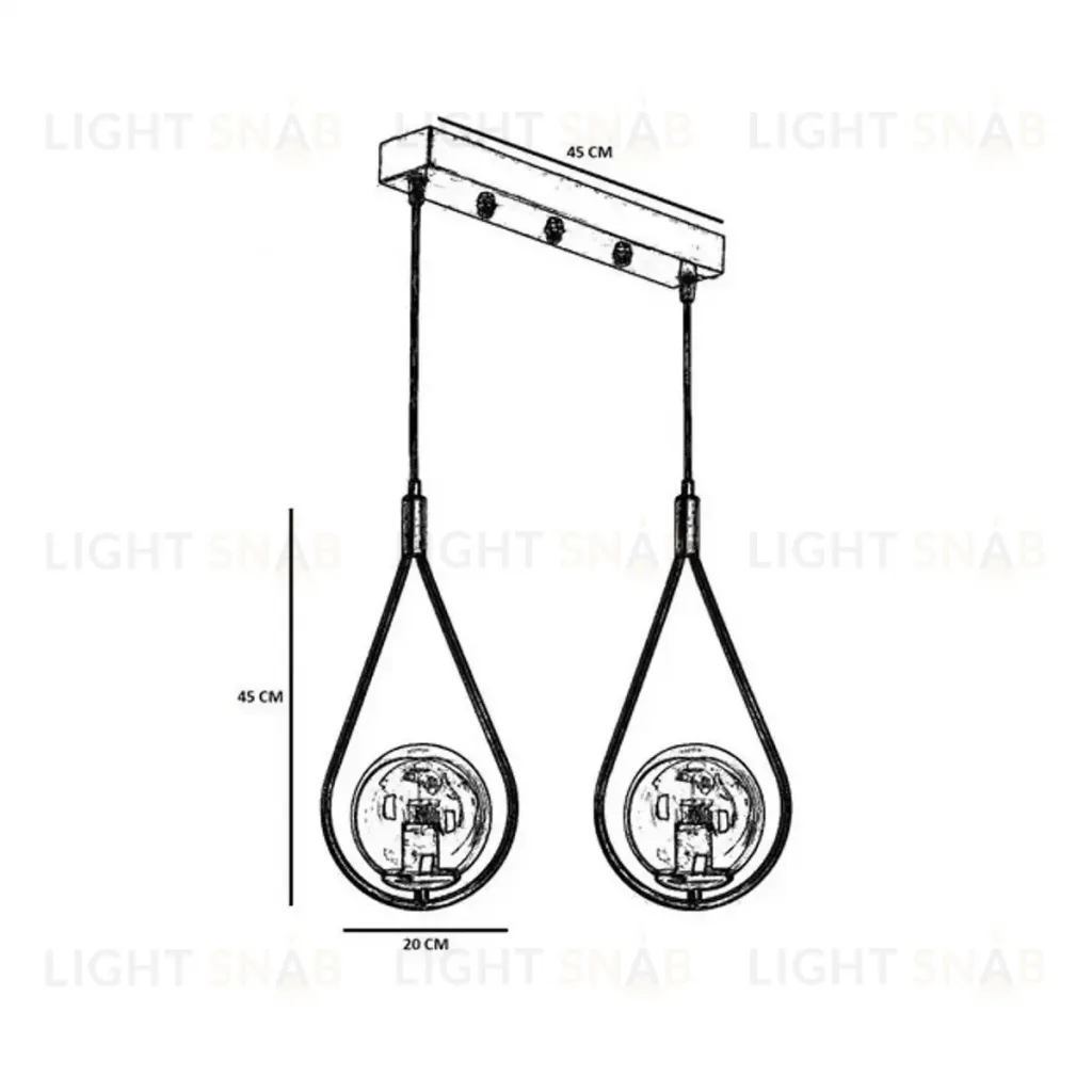 Подвесной светильник DAMLA SIYAH PD1599