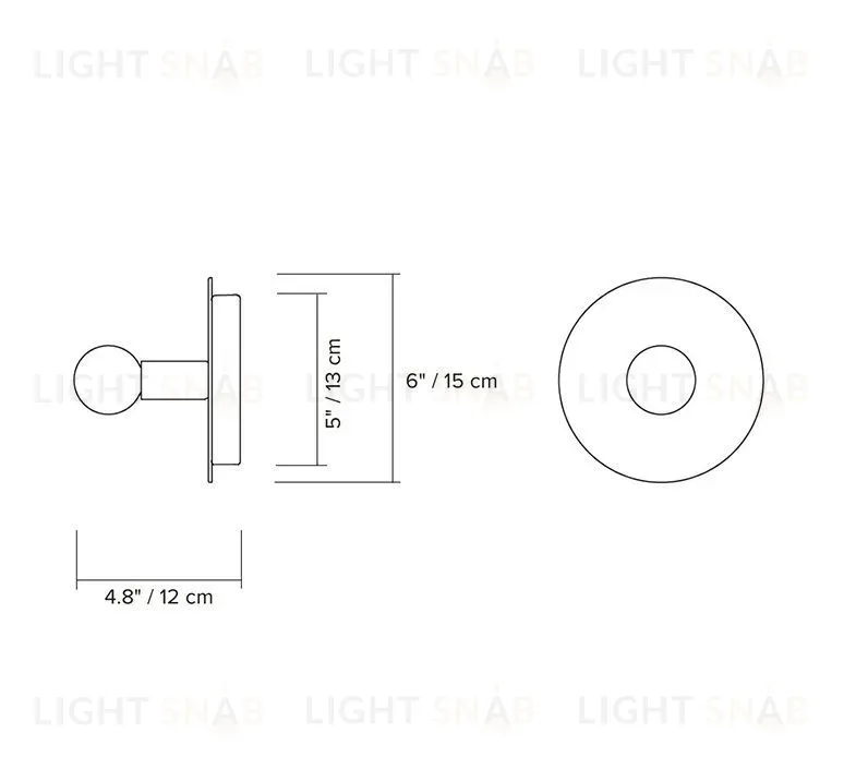 Настенный светильник (Бра) MURALE by Lambert&Fils OW1423