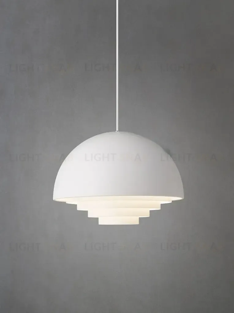 Подвесной светильник SUSPENSION DEMI SPHERE MOTOWN BLAN by Market Set OPD134