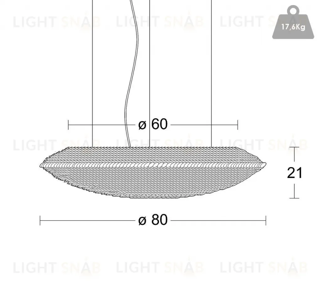 Подвесной светильник TUMULUS by Spiridon Deco OPD1184