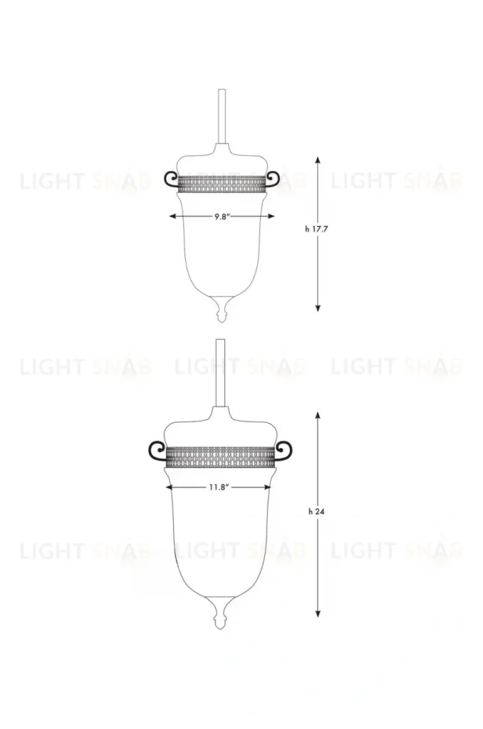 Подвесной светильник VASE OPTIC Lighting OPD0003