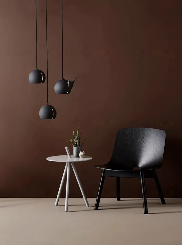 Подвесной светильник SUSPENSION GAP NOIR ET DORE by Market Set OPD132
