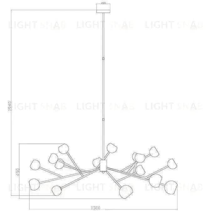 Подвесной светильник LAST NIGHT GLASS Л 0702