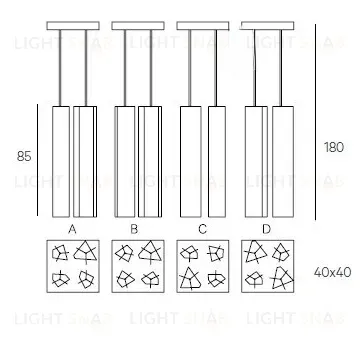 Подвесной светильник AIRLIGHTS by Henge OPD5286