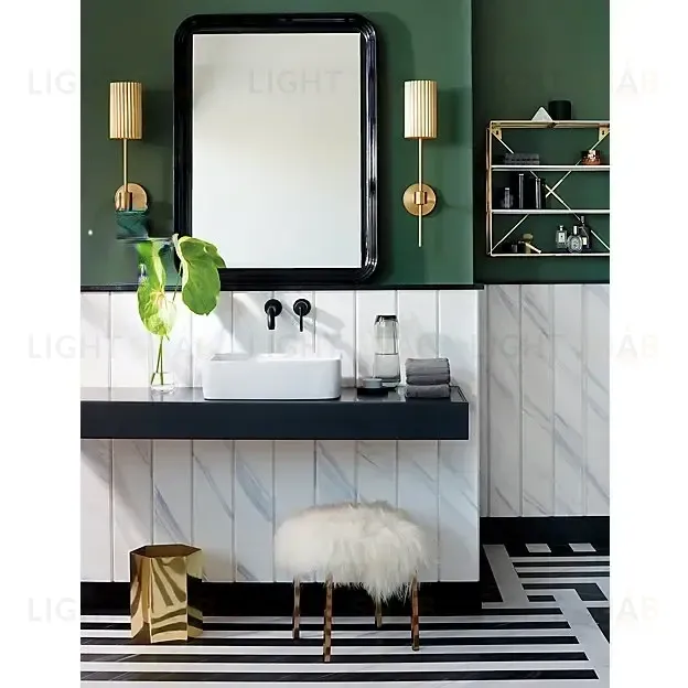 Дизайнерский настенный светильник (Бра) FLUTED W471