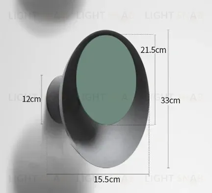 Дизайнерский настенный светильник (Бра) ALOD W337