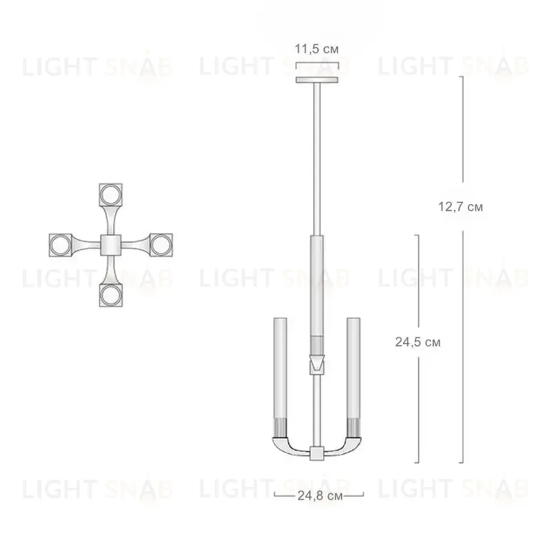 Люстра FASTES ONE L1595