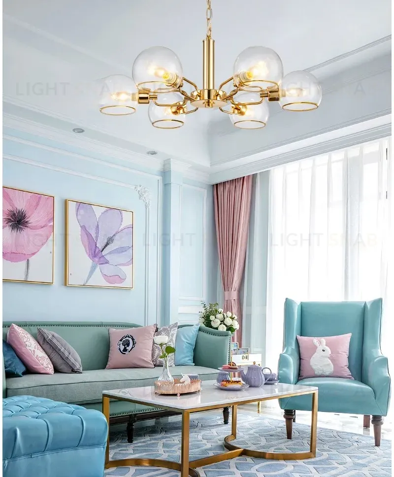 Дизайнерская люстра WHITE BLOOMING L4128