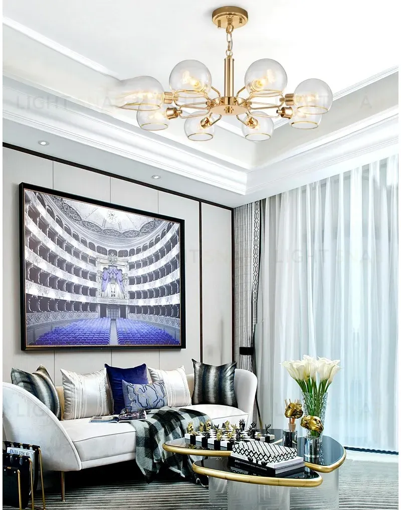 Дизайнерская люстра WHITE BLOOMING L4128