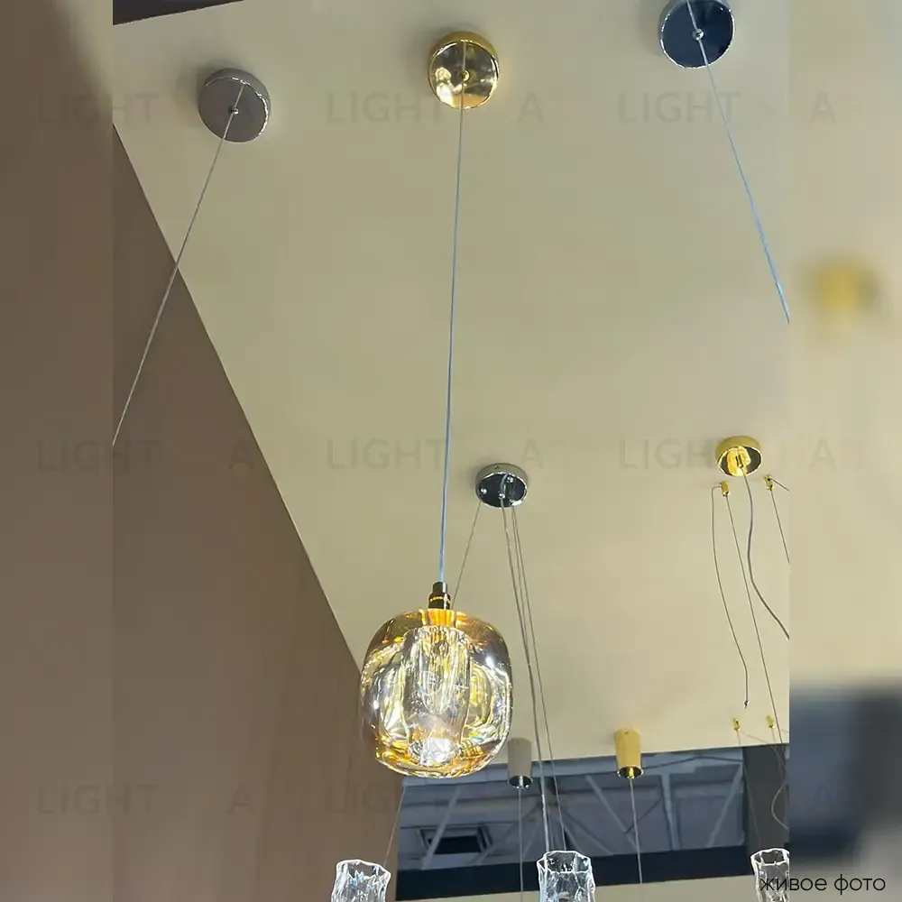 Светильник подвесной BOX BOX SP1 GOLD/AMBER