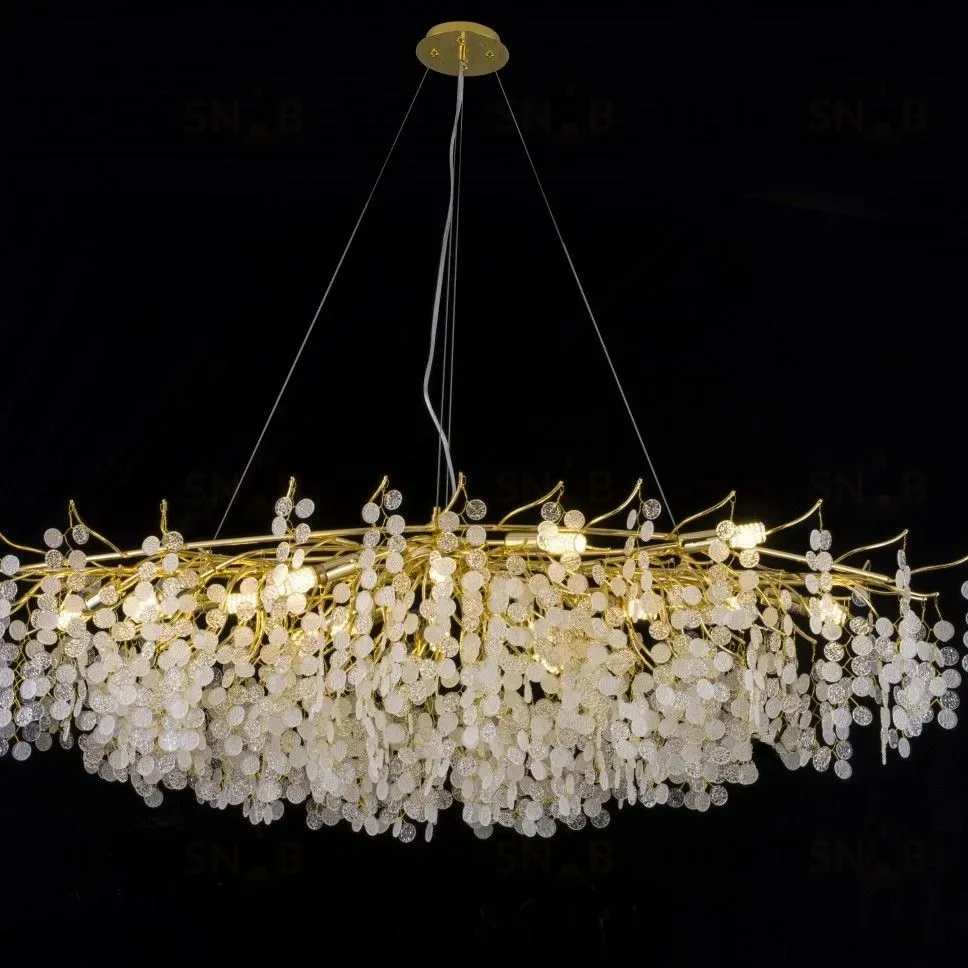 Подвесная люстра iLAMP Savage 7004-L1600 GD