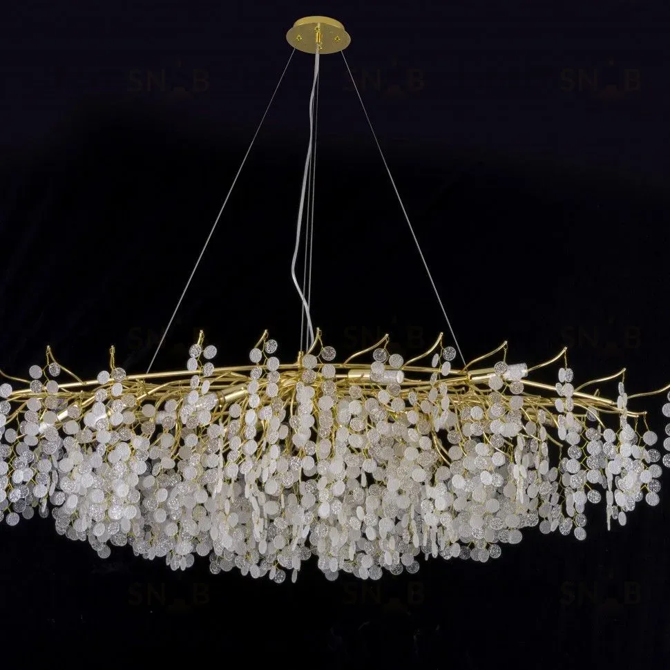 Подвесная люстра iLAMP Savage 7004-L1600 GD