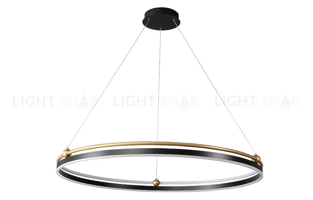 Люстра FENDO FERNANDO SP88W LED D1000 BLACK/GOLD